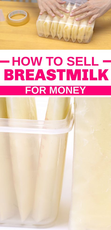 Selling Breastmilk, Leftover Milk, Stopping Breastfeeding, Human Milk, Bagged Milk, Mother Milk, Making Extra Cash, Mom Help, Extra Cash