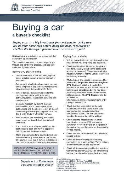 Buying a car. a buyer s checklist - PDF ... First Time Car Buyer Tips, First Car Checklist, New Car Checklist, Buying A Car Tips, Car Payment Hacks, Buying First Car, Gremlin Core, Getting A New Car, Buying Your First Car