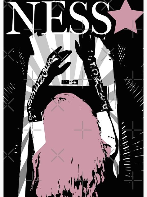 "NESSA BARRETT" Sticker for Sale by Beyza-tuncel | Redbubble Nessa Barrett Poster, Nessa Barrett Aesthetic Wallpaper, Nessa Barrett Wallpaper, Rock Collage, Simple Iphone Wallpaper, Macbook Wallpaper, Music Aesthetic, Music Wallpaper, Baby Cowboy