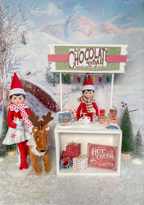 #ElfOnTheShelf #ElfAntics #ElfGames #Elf #Elfie #ElfOnTheShelfIdeas #JamesAndHolly #ElfFashion #NaughtyElves #ElfPets #ElfProps #ChristmasElves #ElfSeason #31Days #31DaysOfElfGames #Christmas #ChristmasTradition #ElfOnAShelf #ElfIdeas #Christmas2020 #ChristmasMagic #ChristmasToys #AnElfsStory #ElfLife #ElfOnTheShelfUSA #EasyElfOnTheShelf #ElfOnShelfIdeas #GirlElf Elf On The Shelf Hot Cocoa Bar, How To Start Youtube, Hot Cocoa Station, Cocoa Station, Elf Games, Elf Pets, Hot Chocolate Bar, Elf Props, Elf Antics