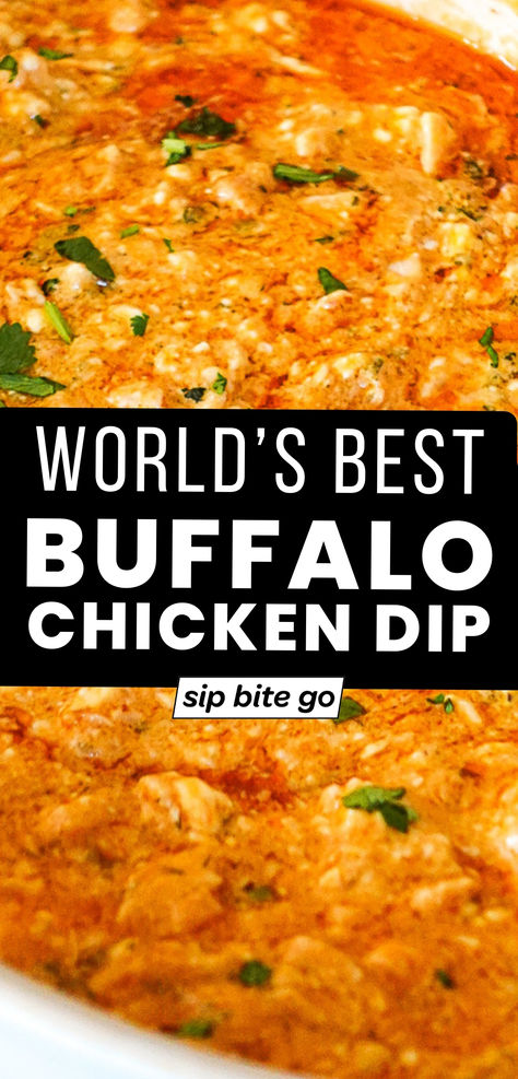 Buffalo Chicken Dip Recipe with text overlay Rotisserie Buffalo Chicken Dip, The Best Buffalo Chicken Dip, Best Buffalo Chicken Dip, Healthy Buffalo Chicken Dip, Buffalo Chicken Dip Crock Pot, Crockpot Buffalo Chicken, Chicken Dip Recipe, Buffalo Chicken Dip Recipe, Buffalo Wing