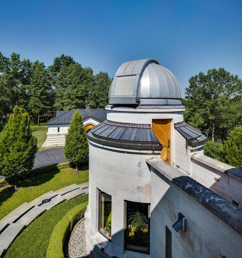 "Dogwood Manor," 9,000 Sq. Ft. Michigan Home on 50-Acres with Private Observatory Reduced to $5.2M (PHOTOS) - Pricey Pads Home Observatory Astronomy, Housing Interior, Manor Estate, Farm Unit, Astronomical Observatory, Sky Watch, Model House Plan, Concrete House, House System