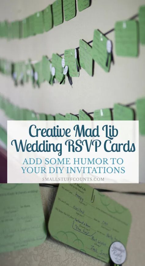 Creative Mad Lib Wedding RSVP Cards Diy Rsvp Wedding Cards, Mad Lib Wedding, Diy Wedding Cards, Wedding Rsvps, Rustic Country Wedding Ideas, Rsvp Wedding, Wedding Rsvp Cards, Country Wedding Ideas, Mad Libs