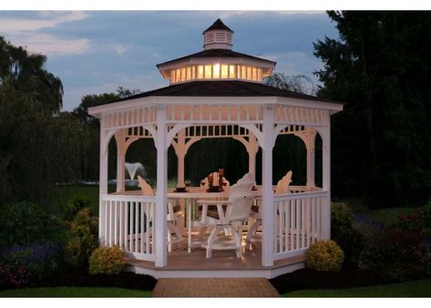 Easy Gazebo, Diy Gazebo, Beautiful Home Gardens, Building A Pergola, Backyard Gazebo, Casa Vintage, Garden Gazebo, Pergola Plans, Diy Pergola