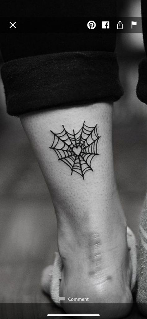 Partner Tattoos, Spider Tattoo, Love Tattoos, Wrist Tattoos, Spider Web, Geometric Tattoo, Tattoos And Piercings, Small Tattoos, I Tattoo