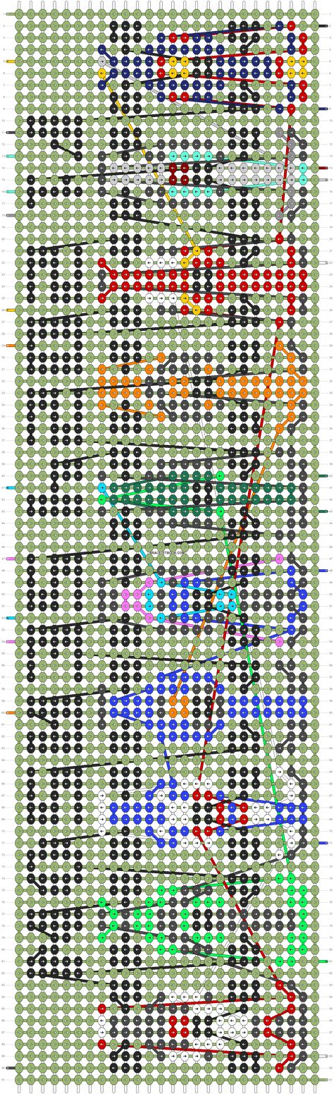 Alpha pattern #169650 | BraceletBook String Bracelet Patterns, Bracelet Keychains, Grand Prix Racing, Pixel Art Grid, Diy Bracelets Patterns, Alpha Pattern, String Bracelet, Alpha Patterns, Perler Bead Patterns