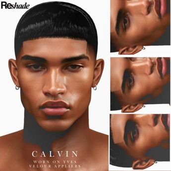 Second Life Marketplace - (RESHADE X VELOUR) - CALVIN SHAPE (EVOX) Being Used Quotes, Second Life, Affiliate Programs, Mesh, Skin