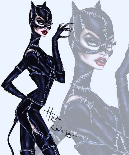 Cat Woman Drawing, Woman Drawing Sketches, Batman Fashion, Shamekh Bluwi, Hayden Williams Fashion, Clothes Sketch, Catwoman Comic, Women Drawing, Cat Women