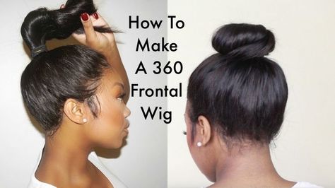 Step By Step Tutorial On How To Make A 360 Frontal wig [Video] - https://blackhairinformation.com/video-gallery/step-step-tutorial-make-360-frontal-wig-video/ Frontal Install, 360 Frontal Wig, Outre Hair, Wig Tutorial, Full Weave, Hair Extensions Tutorial, 360 Lace Frontal Wig, Extreme Hair Growth, 360 Frontal