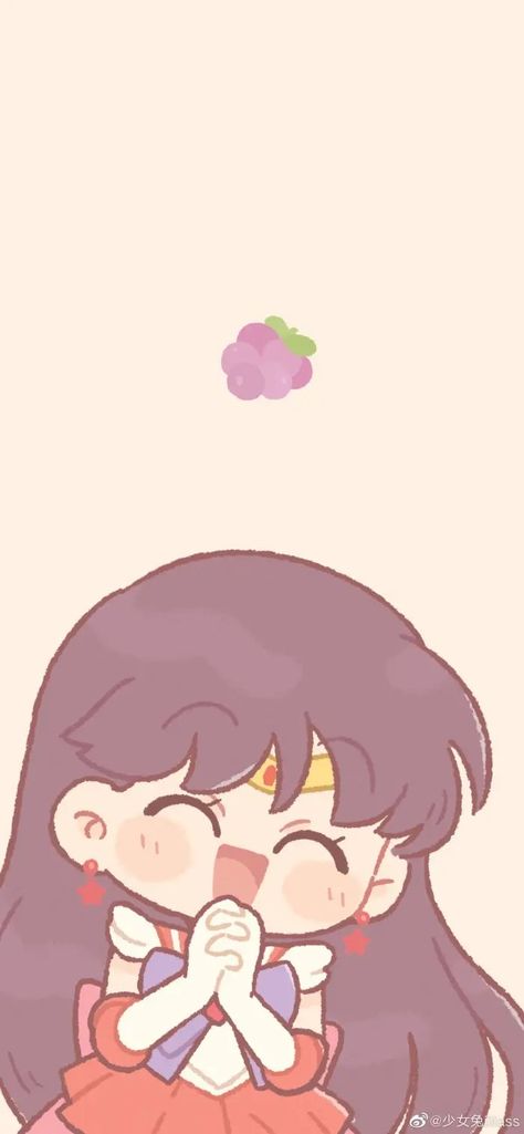 Sailor Mars Wallpaper, Sailor Moon Mars, Mars Wallpaper, Sailor Moon Background, Arte Sailor Moon, Kawaii Background, Sailor Moon Aesthetic, Iphone Wallpaper Kawaii, Sailor Chibi Moon