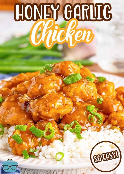 Seasoned Spinach, Sweet Garlic Chicken, Easy Honey Garlic Chicken, Chicken Chinese, Garlic Chicken Recipe, Steamed Veggies, Mongolian Beef Recipes, Garlic Chicken Recipes, Honey Garlic Sauce