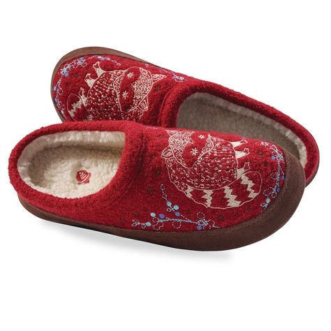 Acorn Forest Mule Slippers For Women