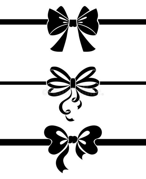 Pop Up Flower Cards, Scrapbook Overlay, Bow Tattoo, Nail Drawing, Mickey Mouse Art, Silhouette Stencil, Silhouette Portrait, Tattoo Outline, Bow Set