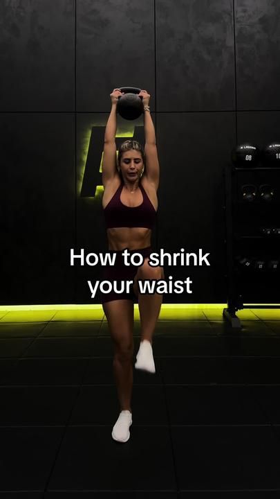 Courteney Fisher on TikTok Shrink Your Waist, Tiktok Fitness, Body Toning, Workout Bauch, Fitness Videos, Smaller Waist, Trening Fitness, Exercise Routine, Workout Plan Gym