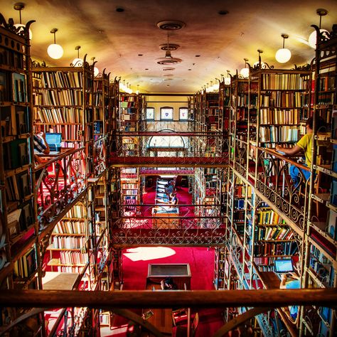 https://flic.kr/p/LPMkos | AD White Reading Room, Cornell University | AD White Reading Room at Uris Library of Cornell University. However, the librarian would tell you it's Harry Potter Library… Beautiful industrially designed decorative steelwork book stacks and bridge / catwalk Cornell University Library, Cornell Library, Pretty Colleges, Nyu Library, Harry Potter Library, Bookshelf Aesthetic, Productive Office, Book Shops, Study Aesthetics