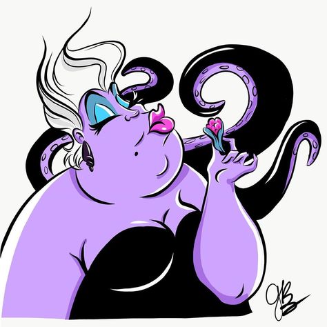 My favorite Sea Witch for Mermay 💜 #ursula #thelittlemermaid #ariel #mermay #mermaid #seawitch #poorunfortunatesouls #bodylanguage #disney… Ursula The Sea Witch, Disney Sleeve, The Sea Witch, Evil Disney, Tema Disney, Dark Disney, Disney Villains Art, Sea Witch, Pinturas Disney