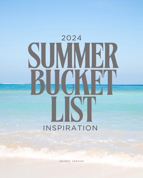 Summer Bucket List Ideas 2024! 🌼No travel plans? No problem! Have an amazing summer right where you're at with these recommendations 🧡 #summerbucketlist #summervibes #bucketlists #summeractivities Summer Bucket List Aesthetic, Bucket List Aesthetic, Summer Bucket List Ideas, Abroad Travel, Bucket List Ideas, Summer Bucket List, List Ideas, Summer Bucket, No Problem