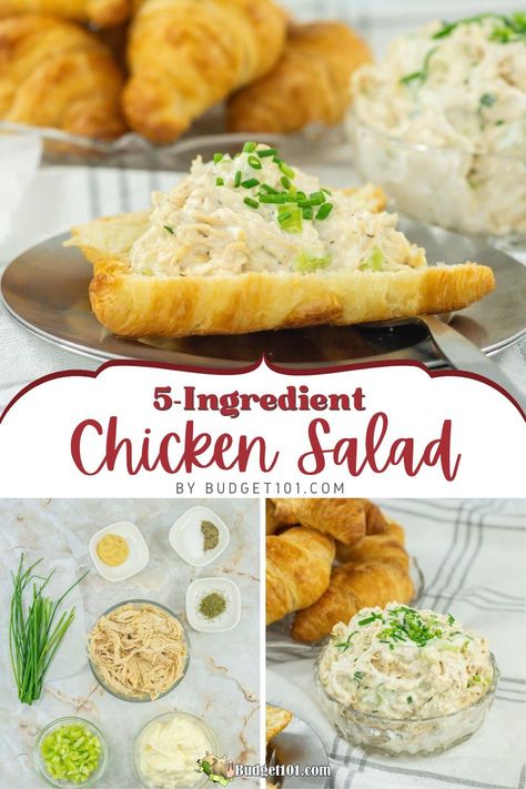 Whip up the Perfect 5-Ingredient Chicken Salad with this easy and delicious recipe! 🍗🥗 A delightful mix of tender chicken, crunchy almonds, crisp celery, and plump grapes, all tossed in a creamy dressing for a meal that's as satisfying as it is simple. Chicken Salad Sandwich Recipe Easy, Chicken Mayo, Dirt Cheap Meals, Crunchy Vegetables, Chicken Salad Sandwich Recipe, Chicken Salad Recipe Easy, Easy Chicken Salad, Salad Chicken, Easy Sandwich Recipes