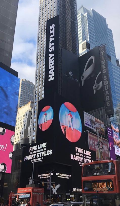 Fine Line, The Times, Harry Styles, Times Square, York City, New York City, New York, Square