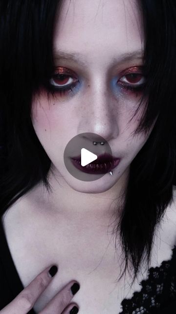 freya86 芙蕾雅 on Instagram: "⋆⋅ ♰Autumnal Morgue♰ ⋅⋆ 枯茎�朽骨💀🍂 #motd #makeuptutorial #makeup #makeupideas #makeupoftheday #makeupinspo #makeupartist #terramoonscosmetics #cbeauty #gothmakeup #spookyseason #halloweenmakeup" Makeup, On Instagram, Quick Saves, Instagram, Make Up