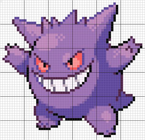 Marvel Pokemon, Pokemon Kanto, Geeky Cross Stitch Patterns, Pokemon Cross Stitch Patterns, Pokemon Cross Stitch, Modele Pixel Art, Pokemon Bead, Pixel Art Pokemon, Pokemon Pattern