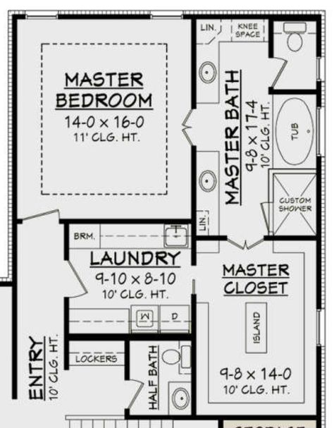 Master Suite Addition Plans With Office, Master Bath And Closet Floor Plan, Master Suite Laundry Room, Master Suite And Laundry Addition, Master Suite With Office Floor Plan, Basement Primary Suite, Master Bath With Water Closet Layout, Bedroom Extension Ideas Master Suite Floor Plans, Master Wing Floor Plan