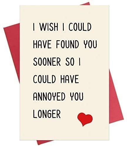 Funny Things To Put On Your Best Friends Birthday Card, Cute Card Messages For Friend, Funny Cards For Your Best Friend, Message For Friends Birthday, Best Friend Card Ideas Funny, Funny Cards For Best Friends, Hilarious Birthday Cards Friends, Funny Sayings For Birthday Cards, Valentines Card Best Friend