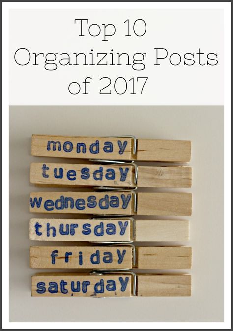 Top 10 Organizing Post of 2017 best organizing ideas Rustic Bedrooms, Office Decor Organization, Rustic Cabins, Organizational Hacks, Log Cabin Furniture, Blog Organization, Log Home Interiors, Decluttering Ideas, Cabin Furniture