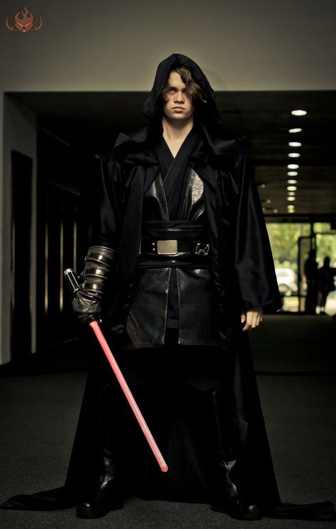 Sith Outfit, Sith Lord Costume, Steampunk Wizard, Anakin Costume, Sith Anakin, Sith Cosplay, Starwars Cosplay, Star Wars Halloween Costumes, Men Cosplay