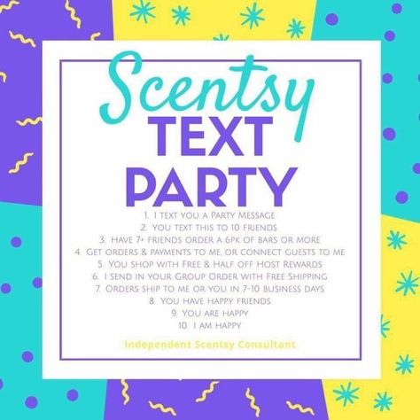 Scentsy Party Ideas, Scentsy Party Games, Scentsy Pictures, Scentsy Consultant Business, Scentsy Flyers, Scentsy Posts, Scentsy Facebook Party, Scentsy Games, Scentsy Recipes