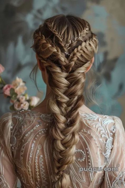 Ren Fair Hairstyles, Elf Hair, Tail Hairstyle, Celtic Hair, Fancy Braids, Fishtail Braid Hairstyles, Braided Hairdo, Long Hair Tips, Beautiful Braided Hair