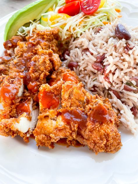 Jamaican Fried Chicken - Jamdown Foodie Sauce For Fried Chicken, Jamaican Fried Chicken Recipe, Jamaican Fried Chicken, Fried Chicken Gravy, Nasi Goreng Ayam, Jamaican Chicken, Jamaica Food, Chicken Shawarma Recipe, Jamaican Cuisine