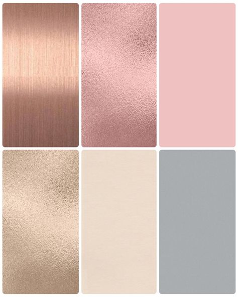 Rose gold, champagne, blush, beige, light slate grey color swatches White Gold Color Palette, Rose Gold Wedding Palette, Rose Gold Color Palette, Champagne Color Palette, Blush Wedding Theme, Frame Tutorial, Paint Frame, Champagne Wedding Colors, Blush Wedding Colors