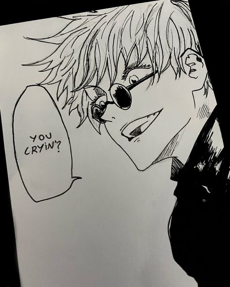 Hehehe #gojo #gojosatoru #çizim #sketching #sketch #jjk #jujutsukaisen Anime Drawings For Beginners, Gojo Saturo, Manga Watercolor, Yandere Manga, Marvel Characters Art, Anime Drawing Books, Beautiful Sketches, Easy Drawings Sketches, Art Diary