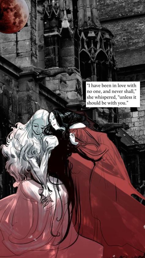 #carmilla #vampire #dracula #victorian #victoriangothic #sappic Carmilla And Laura, Victorian Vampire, Vampire Dracula, Vampire Girls, Lesbian Art, Vampire Art, Queer Art, Dracula, Book Aesthetic