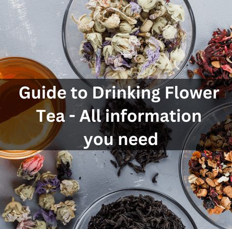 Guide to Drinking Flower Tea - All information you need Tea Lavender, Flowers Tea, Traditional Tea, Hibiscus Plant, Different Types Of Flowers, Jasmine Tea, Improve Heart Health, Lavender Tea, Lavender Plant