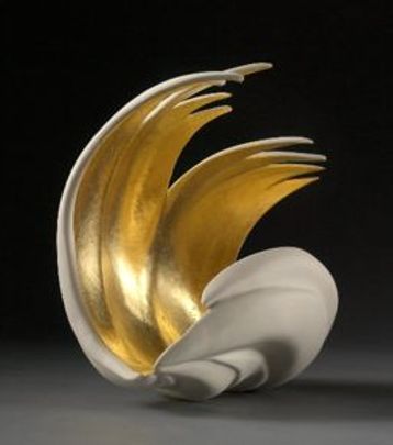 Jennifer Mccurdy, 2d Composition, Amazing Ceramics, Vase Inspiration, Clay Artists, Sculpture Design, Unique Sculptures, Shattered Glass, Glass Art Sculpture