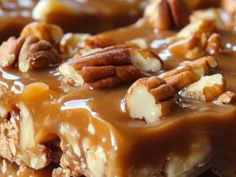 Oklahoma Nut Candy, Cream Cheese Bars Recipe, Lush Recipes, Hush Puppies Recipe, Peanut Butter Mousse, Comfort Desserts, Lemon Custard, Custard Cake, Homemade Sweets