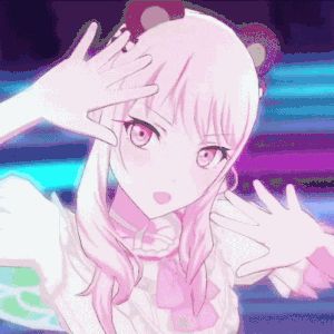 Gif, Anime, Pink