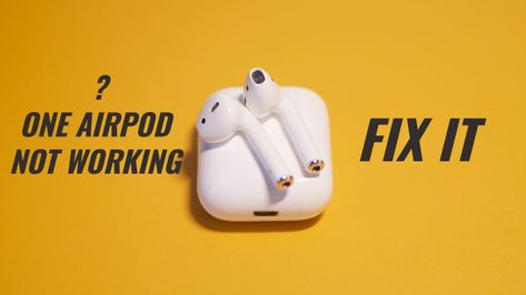 Did one of your AirPods just stop working? Don’t worry; you are not alone. If we look into statistics, Apple’s... One AirPod Not Working? Here are 10 Things to Do If Your Right or Left AirPod is Not Working Geek Dashboard Left Airpod, Air Pod, Just Stop, Air Pods, Stop Working, Left Or Right, Statistics, Fix It, Things To Do