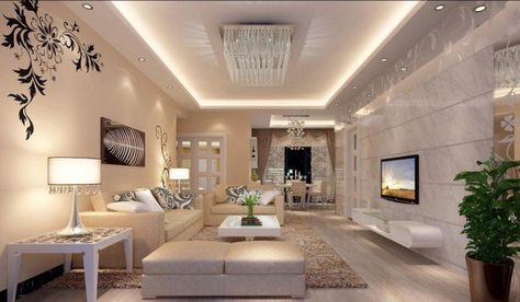 18 Small Living Room Design Ideas With Big Statement Living Room Wall Color, Small Living Room Design, Luxury Living Room Design, Formal Living Rooms, Design Living, Design Case, Luxury Interior Design, Home Fashion, Living Room Lighting