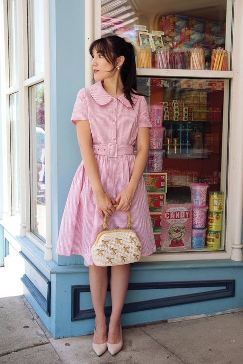 1950s Aesthetic Fashion, 50s Inspired Outfits, Vintage Spring Outfits, 1950s Candy, Rockabilly Looks, 1950s Outfits, Toronto Fashion, Quirky Fashion, Cottagecore Aesthetic