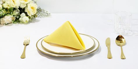 Pyramid Napkin Fold, Flower Napkin Fold, Simple Napkin Folding, Napkin Folding Rose, Rose Napkin Fold, Fancy Napkin Folding, Easy Napkin Folding, Napkin Rose, Tissue Napkins