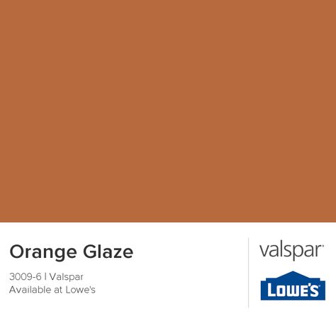 Orange Glaze from Valspar - north and south walls Valspar Paint Colors Gray, Paint Colors Gray, Burnt Orange Paint, Antique Kitchen Cabinet, Cheap Bathroom Makeover, Back Staircase, Office Wall Colors, Orange Paint Colors, Valspar Paint Colors