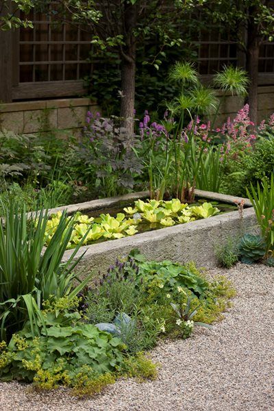 Hoerr Schaudt Garden in Chicago's Lincoln Park Hoerr Schaudt Chicago, IL Pond Garden Ideas, Pond Garden, Garden Water Feature, Have Inspiration, Water Features In The Garden, Ponds Backyard, Garden Fountains, Beautiful Backyards, Back Gardens