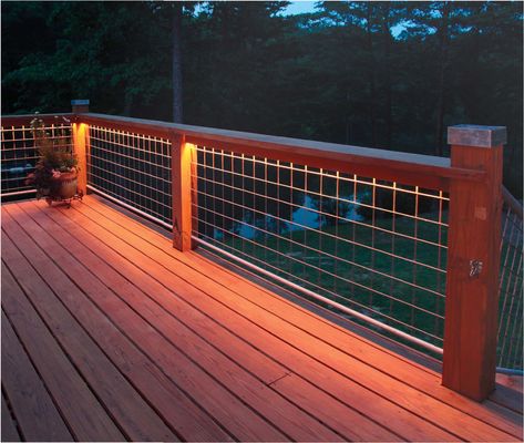 2 Ideas for Custom Railings - Fine Homebuilding Deck Handrails Railing Ideas, Hotwire Deck Railing, Unique Porch Railing Ideas, Deck Banister Ideas, Deck Spindles Ideas Railings, Affordable Deck Railing Ideas, Deck Rails Ideas, Rebar Railing Porch, Deck Siding Ideas