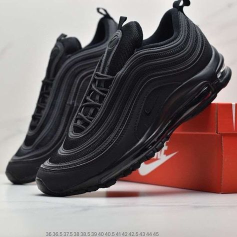 Airmax Shoes, Nike Air Max 97 Black, Nike Airmax 97, Exotic Shoes, Nike Shoes Girls, Air Max 720, Hype Shoes, Swag Shoes, Nike Shoes Women