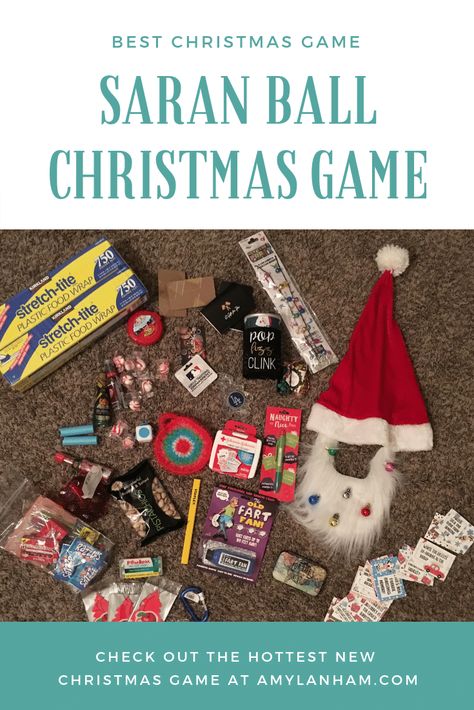 Best Christmas Game - Saran Wrap Ball - New Christmas Games, Best Christmas Games, Saran Wrap Ball, Saran Wrap Game, Saran Wrap Ball Game, Christmas Games To Play, Diy Crafts Home Decor, Diy Crafts Home, Fun Christmas Games