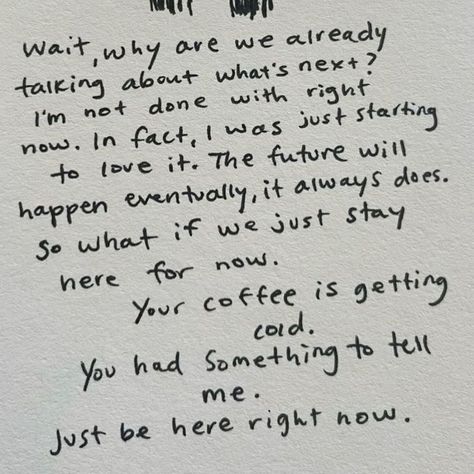 NEW WEEK + NEW MONTH INCOMING - so some reminders and thoughts going into it….. 1. There is no rush. You are right where you need to be to get where you’re meant to get. Stop rushing to get to a destination you’re not meant to be at yet (you’re going to miss all the beauty along the way!!!….and there is so much to see) 2. The time will pass anyways….might as well work on what you love while you’re getting there. 3. You actually have no idea about all of the beauty, excitement, + joy still... Stop Rushing, What Is Meant, New Month, What Next, Just Start, Get Excited, New Week, To Miss, Need This