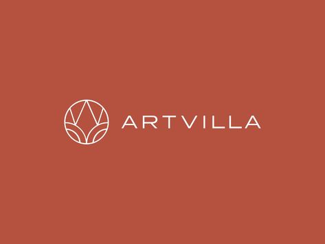 Art Villa – Logo System by Michaela Fias on Dribbble Villa Logo, Resort Logo Design, Nutrition Logo Design, Logo System, Nutrition Logo, Resort Logo, Simple Designs To Draw, Modern Villa, Home Logo